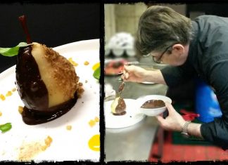 ΑΧΛΑΔΙΑ ΠΟΣΕ ΜΕ ΣΑΜΙΩΤΙΚΟ ΚΡΑΣΙ ΚΑΙ ΣΟΚΟΛΑΤΑ