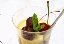 ΚΡΕΜΑ ΜΕ ΚΕΡΑΣΙΑ ΚΑΙ ΓΛΥΚΟ ΚΡΑΣΙ ΣΑΜΟΥ (Samos Vin Doux του ΕΟΣΣ)