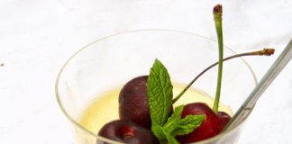 ΚΡΕΜΑ ΜΕ ΚΕΡΑΣΙΑ ΚΑΙ ΓΛΥΚΟ ΚΡΑΣΙ ΣΑΜΟΥ (Samos Vin Doux του ΕΟΣΣ)