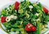Σαλάτα με σπανάκι και dressing σαμιώτικου κρασιού