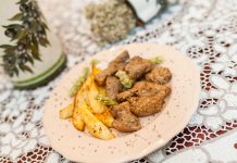 Χοιρινό βοτανάτο μεθυσμένο από Samos Vin Doux