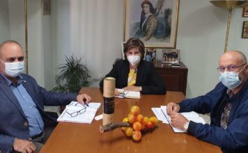 Συνάντηση της γ.γ. Αγροτικής Ανάπτυξης με εκπροσώπους του Οινοποιητικού Συνεταιρισμού της Σάμου