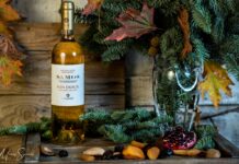 Χοιρινό κότσι με «καραμέλα» από Μοσχάτο Σάμου και πράσινα μήλα