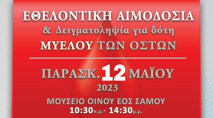 ΔΙΝΩ ΑΙΜΑ, ΜΟΙΡΑΖΟΜΑΙ Ζ Ω Η
