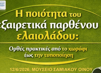 Ενημερωτική ημερίδα για ποιοτική αναβάθμιση ελαιολάδου
